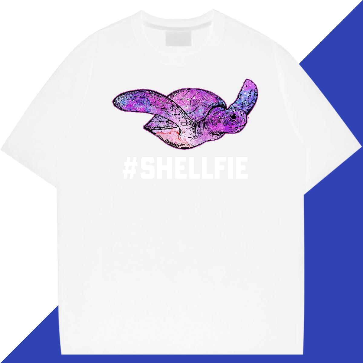 Wholesale Men Clothes T-Shirt 230g Pure Cotton Casual Beach tortoise Custom Print Plus Size Round Neck Short Sleeve Factory Direct Men T Shirts Tops S