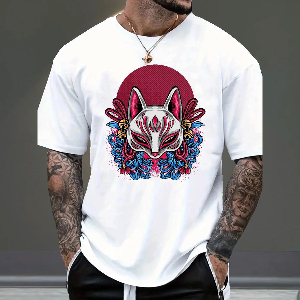 Stylist T-Shirts 230g Pure Cotton Street Casual Polos Breathable Crew Neck Soft Men Tshirts DIY Printed