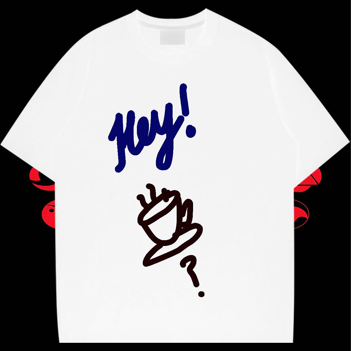 Popular Men Tshirts 230g Pure Cotton Daily Wear letter Custom Printed Breathable Short Sleeve Classic Casual T Shirt For Man Tops Tees