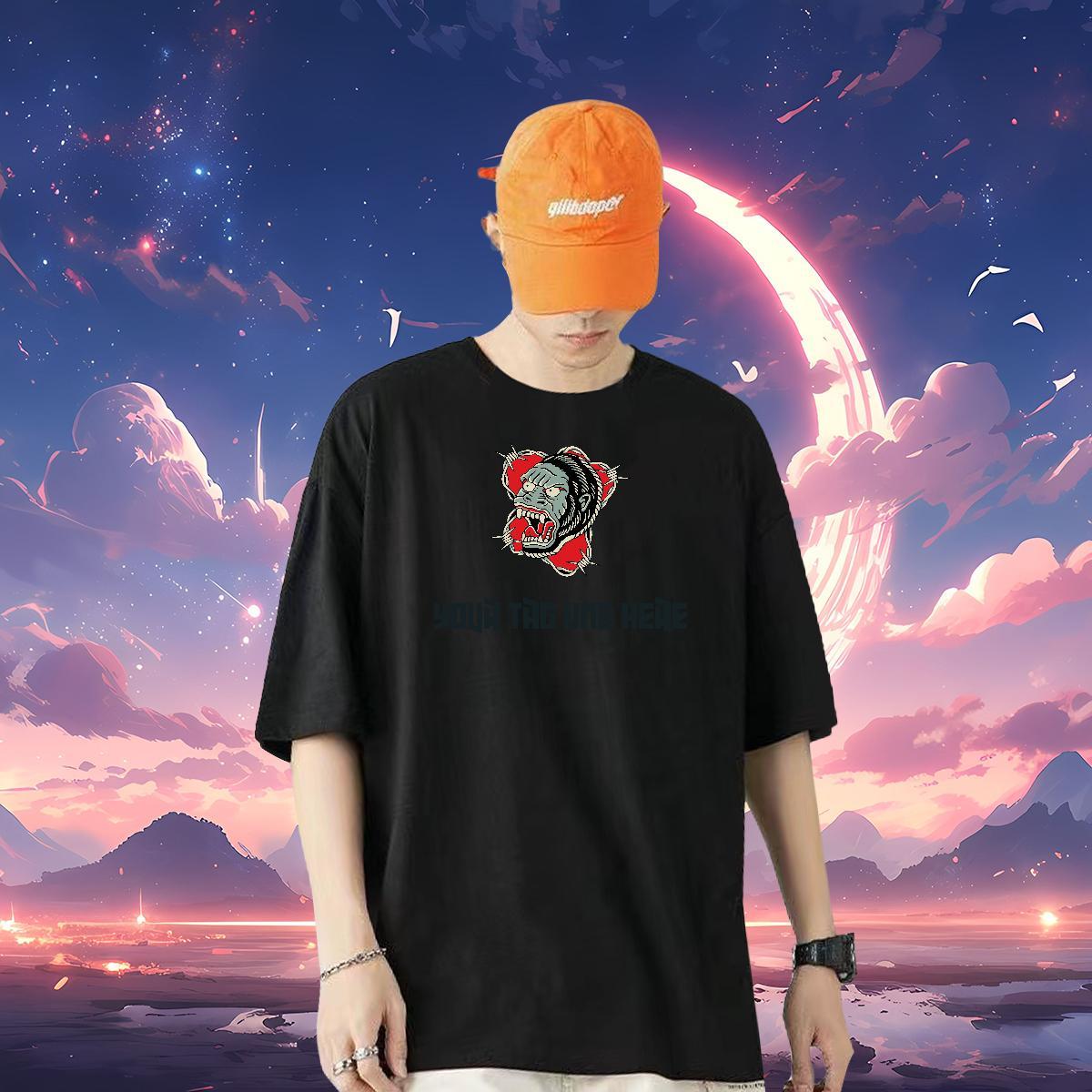 Free Shipping Men T Shirts 230g Cotton Casual Tees Breathable Brand Tshirt for Man Woman DIY Printed