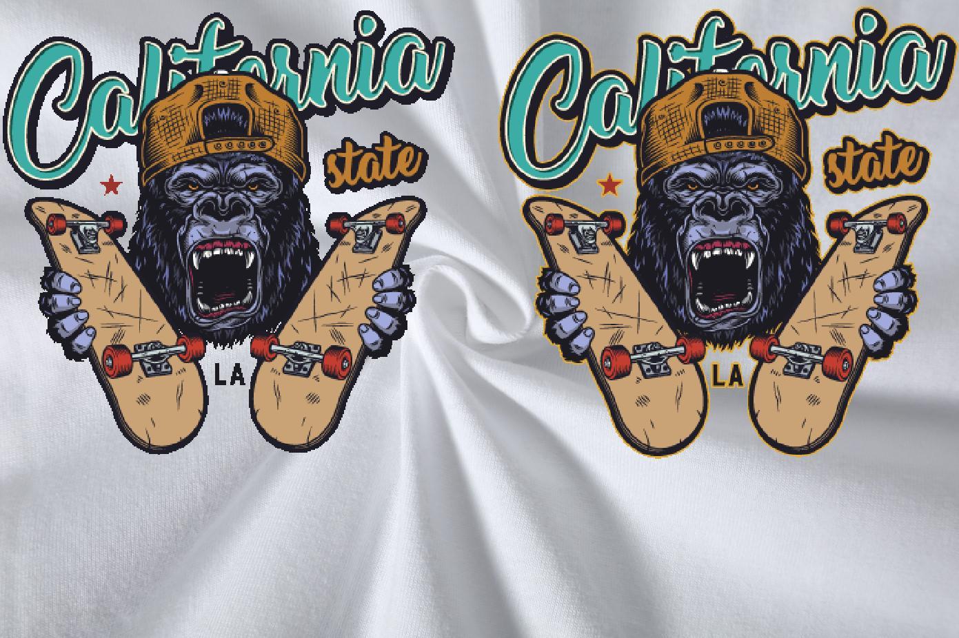 Casual New Man T Shirts 230g 100% Cotton chimpanzee Casual Daily Wear Polos Round Neck Short Sleeve High Quality Men Clothes T-Shirt Oversized 4XL