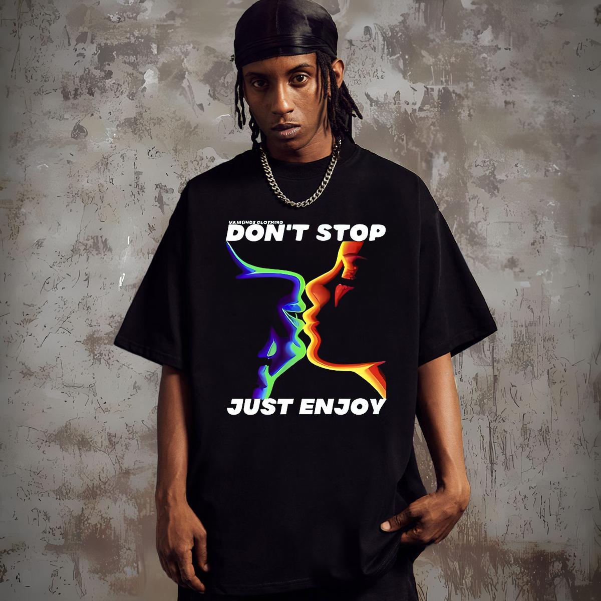 T-Shirts 100% Cotton 230g icon Hip Hop Crew Neck DIY Logo Oversized Tshirt for Man Woman Designer Cool Design Top Tees