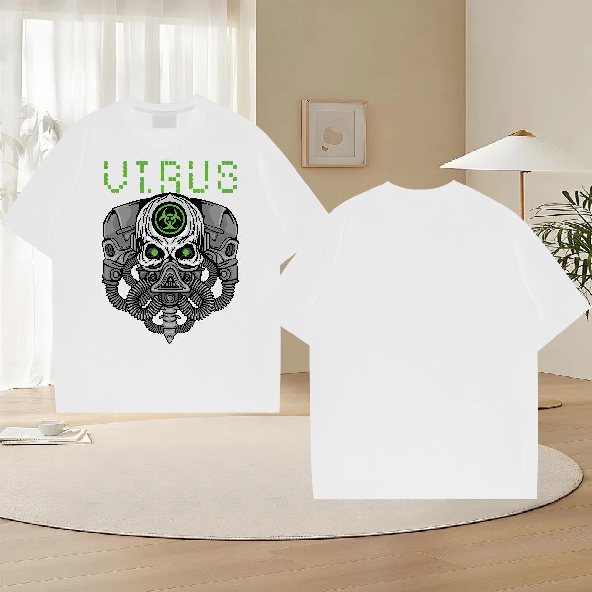 Brand Men Tshirts 230g 100% Cotton Street wear Hip Hop ET Custom Anime Breathable Wholesale T-Shirts for Men Tops Shirt