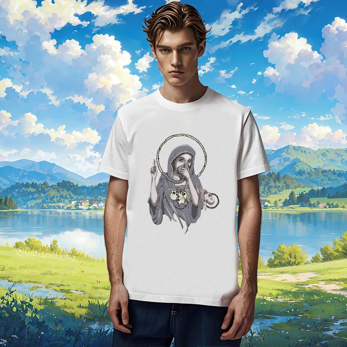 T-Shirts for Men 230g Cotton nun High Street Hip Hop Breathable Crew Neck Oversized Tshirt for Man Woman Stylist Comfortable Clothings