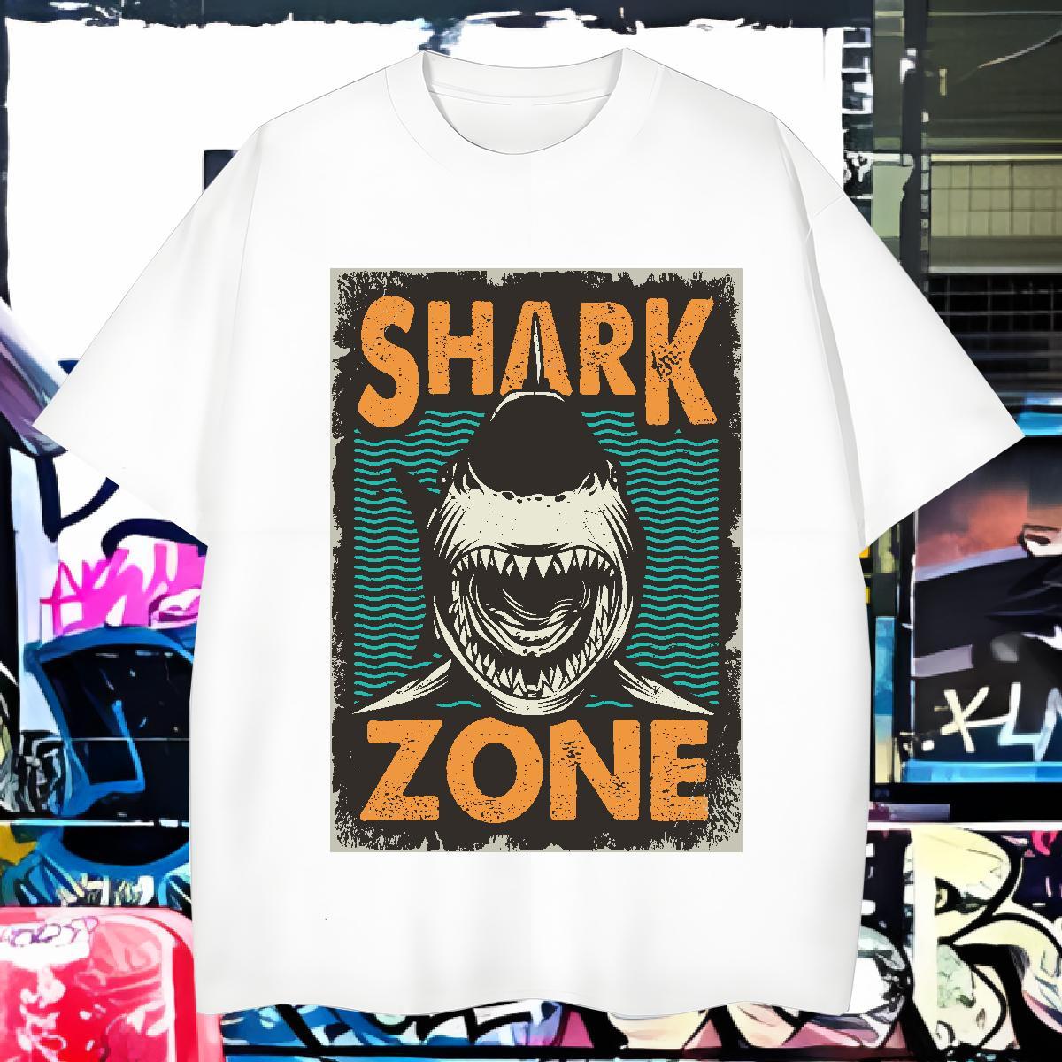 High Quality Mens Tshirts 100% Cotton 230g fish Man T Shirts Outdoor Breathable Short Sleeve Graphic Casual New Wear