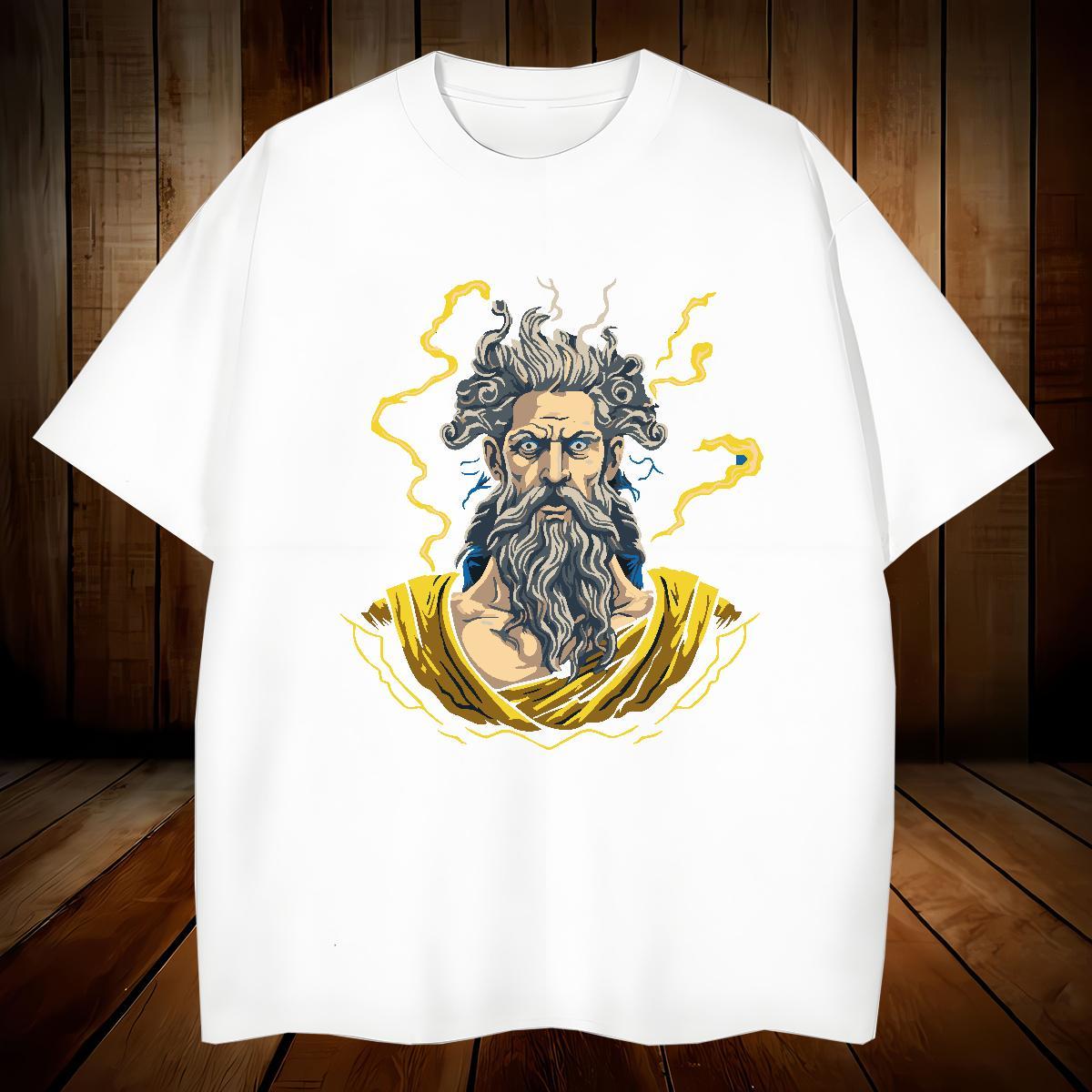 Mens T Shirts 230g 100% Cotton portrait Spring Summer Pure Cotton Custom Big Size Men Clothes T-Shirt Fashion Casual Wholesale Clothings