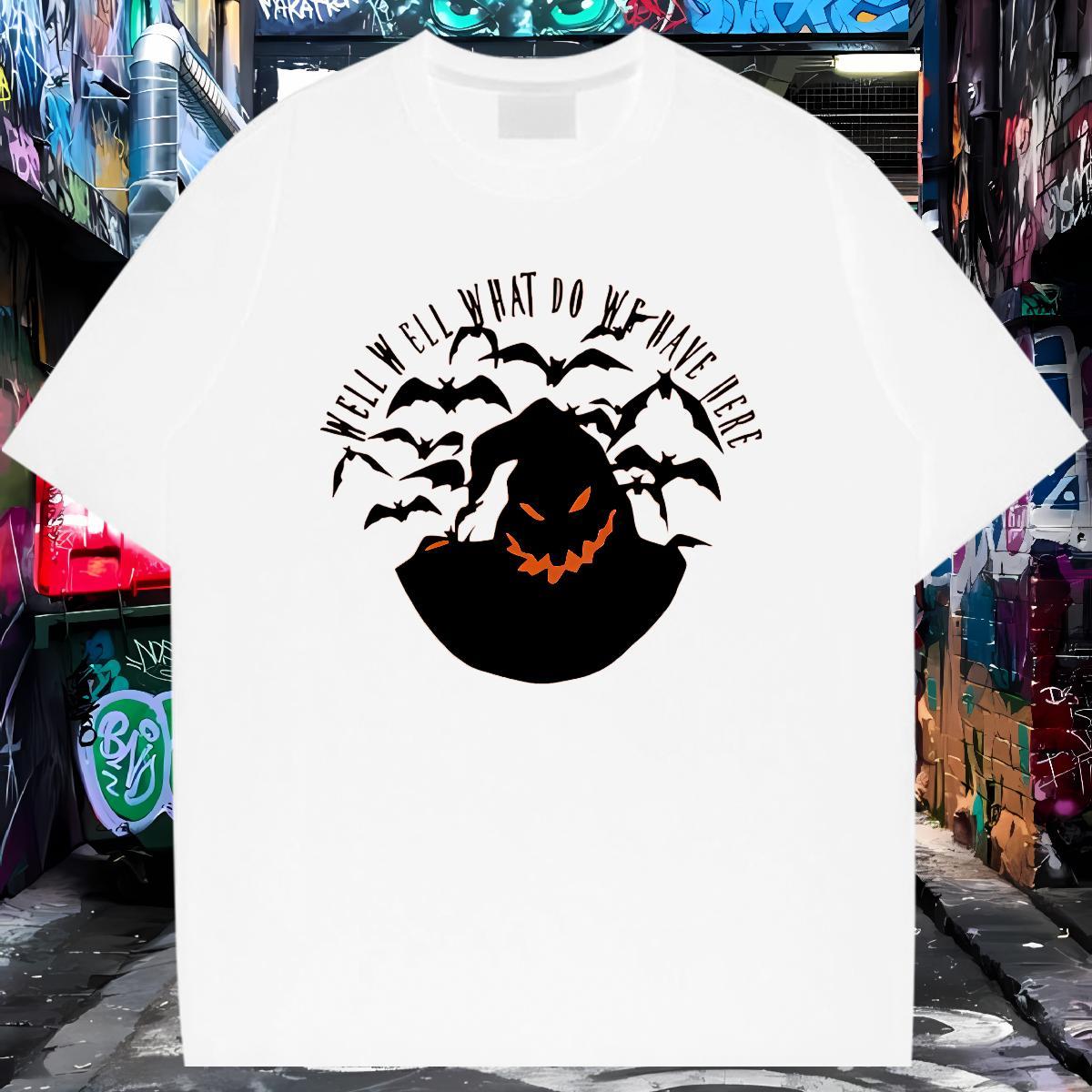 Brand T-Shirts 230g 100% Cotton demon Anime Printing Street Tops Tees Crew Neck High Quality Men Tees Plus Size Custom