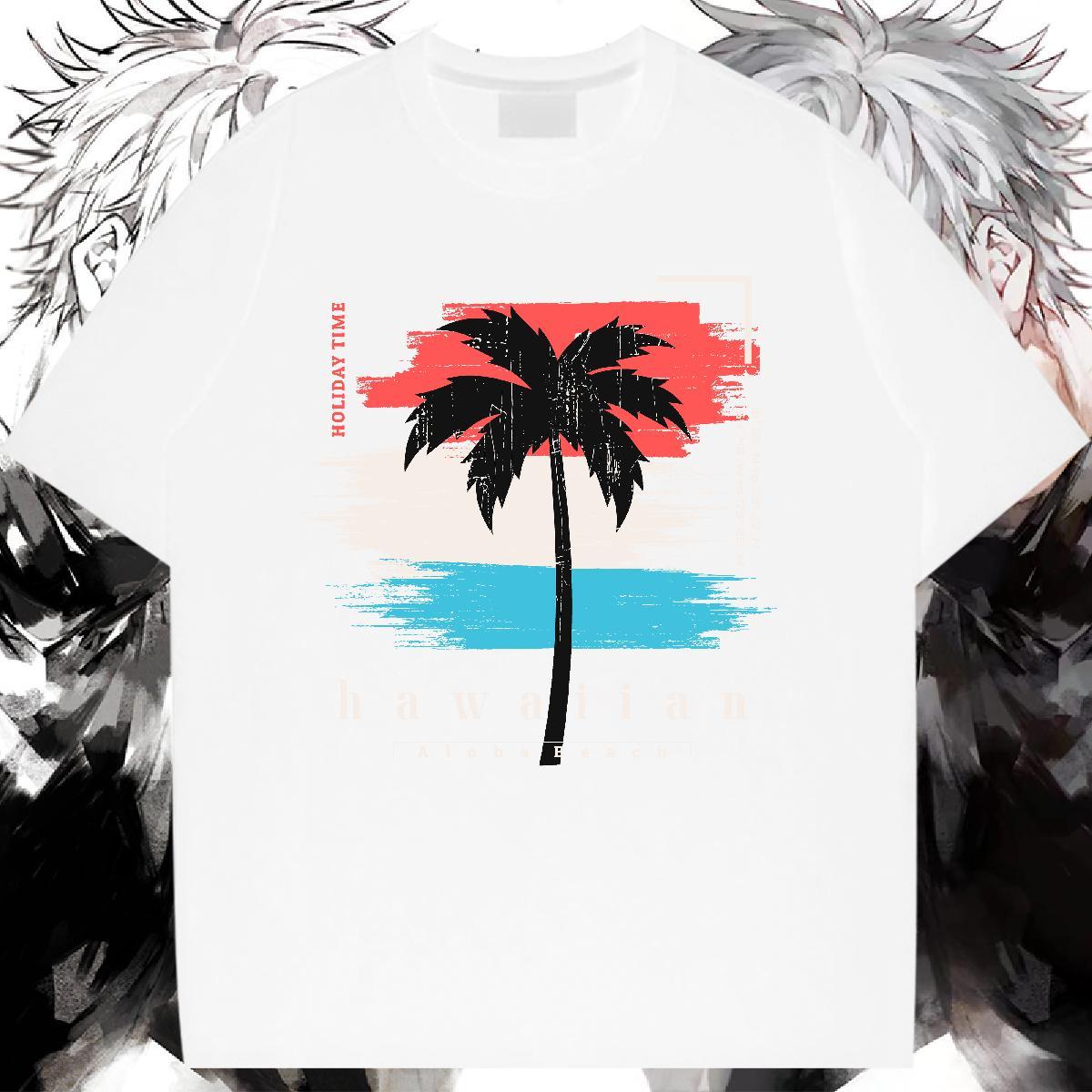 Female T-Shirts for Women Breathable Woman Tshirt DIY Anime tree Casual Beach 230g 100% Cotton Custom Top Tees