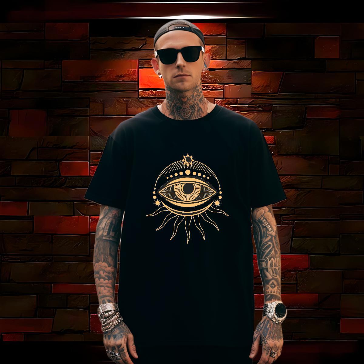 Men T Shirts 230g Cotton logo Daily Outfit Breathable Floral Print Men Tshirts Free Shipping Designer Polos