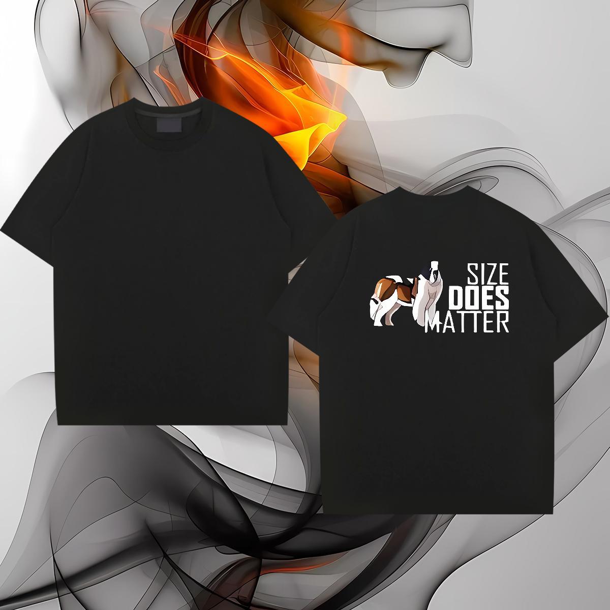 Custom T-Shirts for Men 100% Cotton 230g dog Daily Outfit Clothings Crew Neck Breathable Cool Design Men Tshirts Anime Print