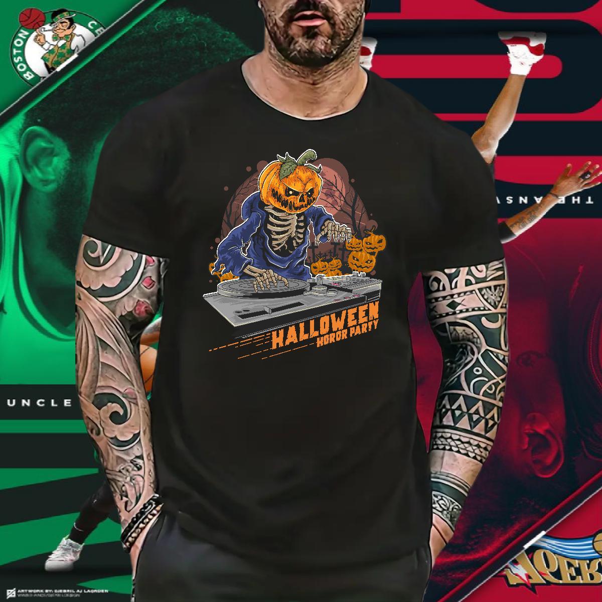 Loose Men Tshirts 230g Cotton Halloween T shirt Sport Breathable Soft Custom Anime 2024 DIY Tops