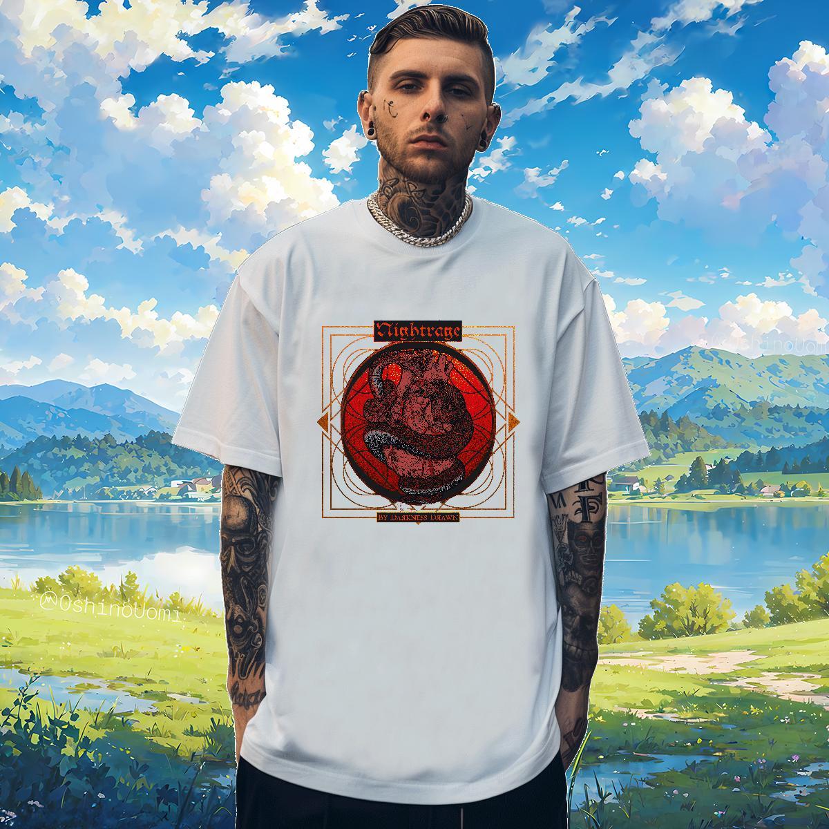 T-Shirts for Men 230g Cotton snake Casual Breathable Customized Print Tshirt for Man Woman 2024 DIY Cool Design Wear