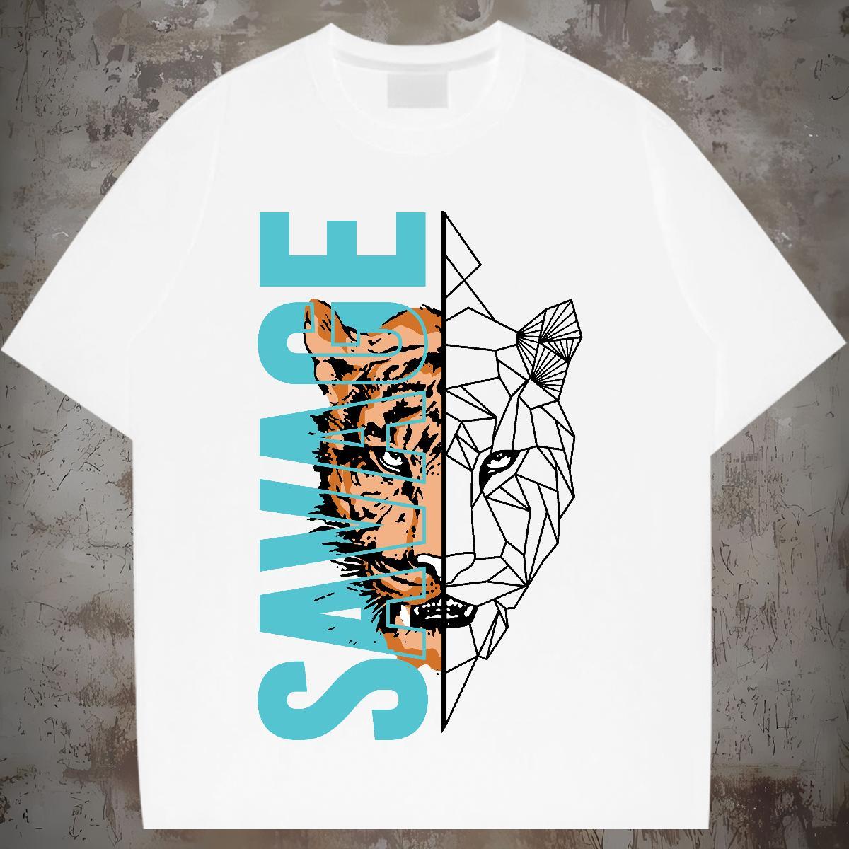 Fashion T-Shirts for Men 230g 100% Cotton Daily Wear Polos Breathable Crew Neck Designer Men Tees Oversized 3XL 4XL
