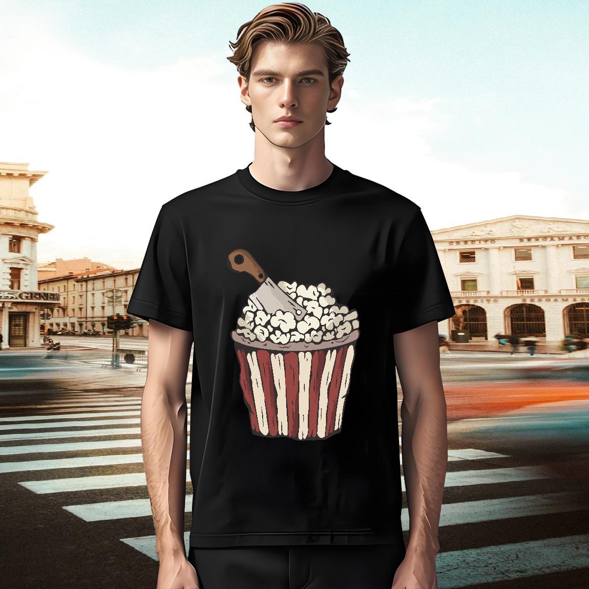 2024 New Man T Shirts 100% Cotton 230g knife Beach Polos Breathable Short Sleeve TOP Quality Mens Tshirts Customized