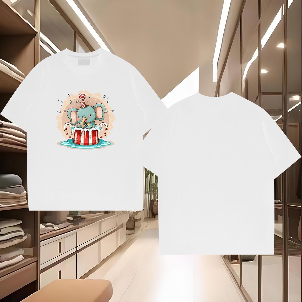 Classic Man T Shirts 230g 100% Cotton Street Casual Tops O-Neck Short Sleeve Designer Men Tops Tees Plus Size Custom