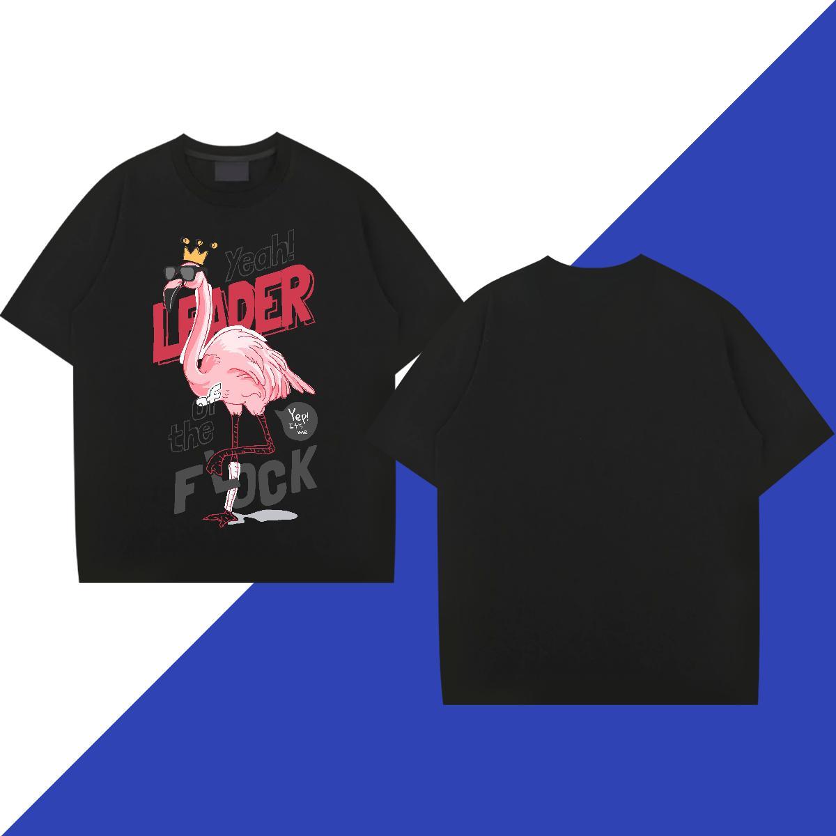 Loose Fit Tshirts 230g Cotton Anime Printing Street letter Custom Print Oversized Breathable Short Sleeve 2024 Designer Man T Shirts Wear