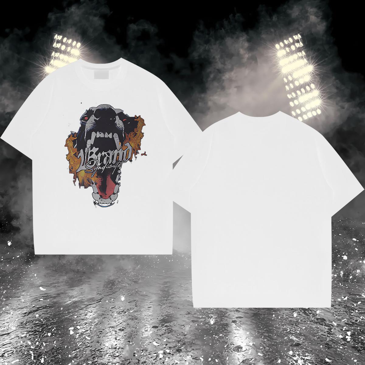 2024 DIY T Shirt For Man 100% Cotton 230g dog Sport Tops Tees Breathable Short Sleeve Wholesale Couples T Shirts Customized Print