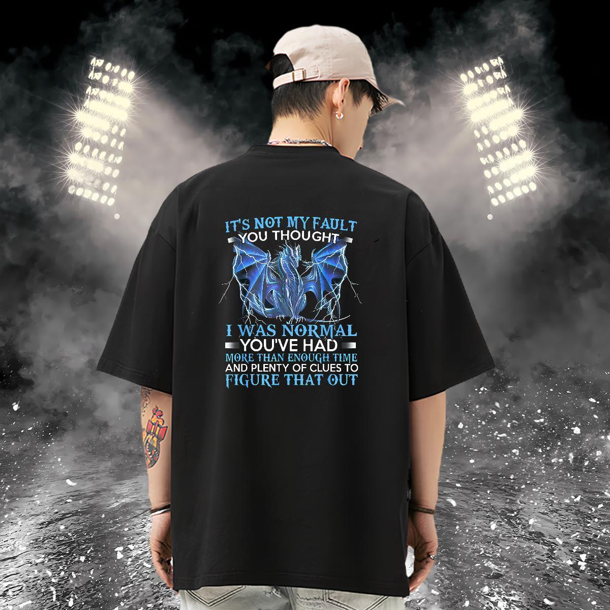 New Designer Men T Shirts 100% Cotton 230g dinosaur Home Outdoor Tees Breathable Short Sleeve Comfortable Couples T Shirts Floral Print