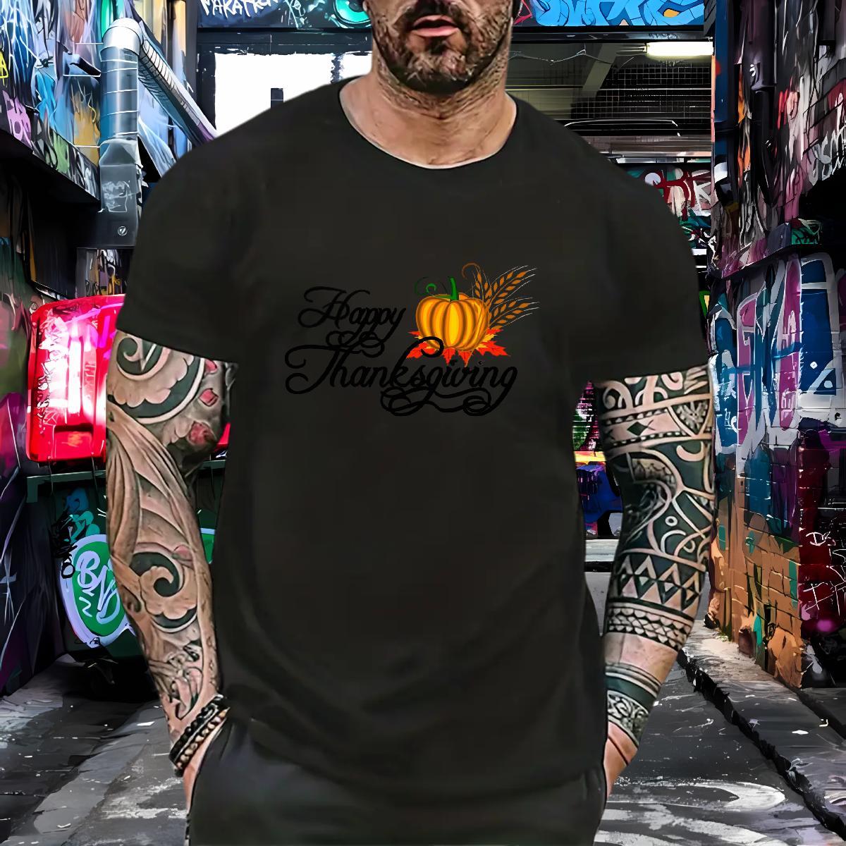 Fashion Designer T shirt 230g 100% Cotton pumpkin Street Casual Tshirts O Neck Short Sleeves Cool Men Clothes T-Shirt Custom Anime