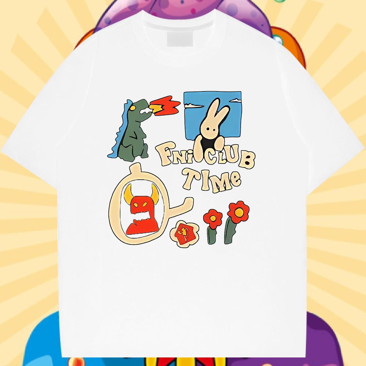 Classic Men T Shirts 230g 100% Cotton dinosaur Street Casual Tops Short Sleeve Soft Cool Design Mens Tshirts Floral Print