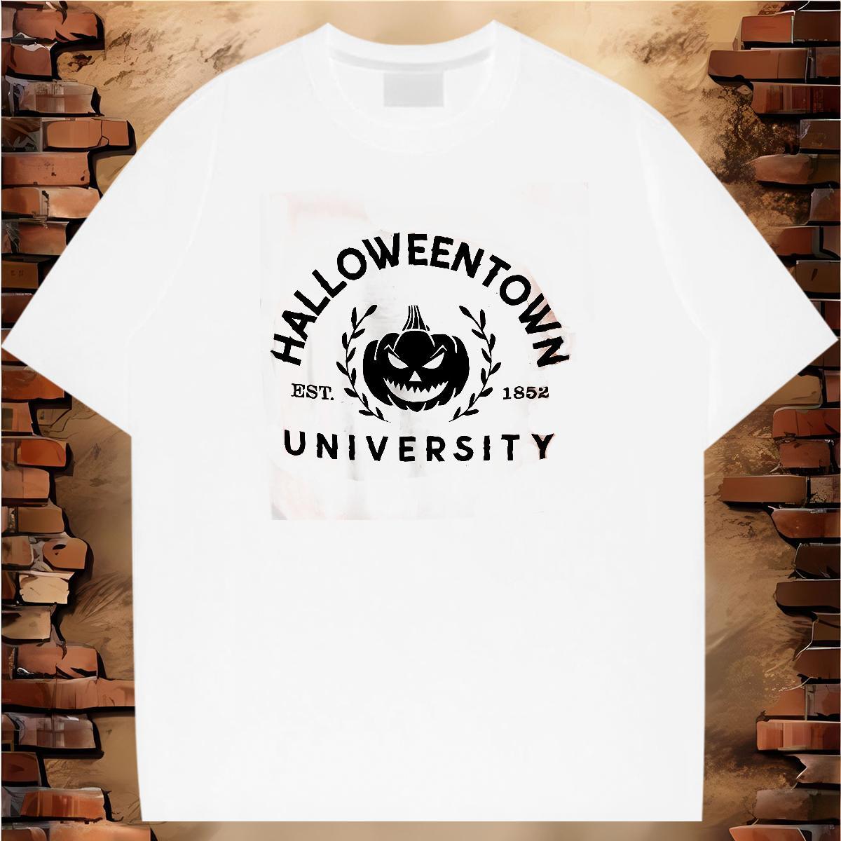 Factory Direct T-Shirts 230g Cotton halloween Hip Hop Tops Round Neck Short Sleeve Designer Men Tees Anime Print