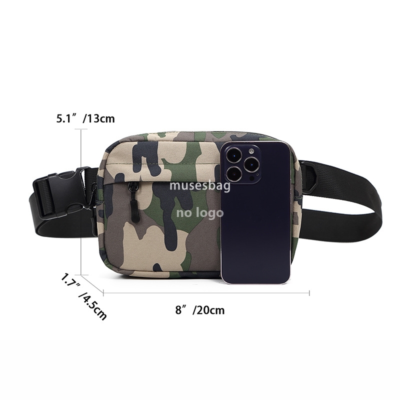 Men's backpack general fashion brand crossbody bag camouflage multi-functional chest bag outside single shoulder tactical small bag mobile phone 