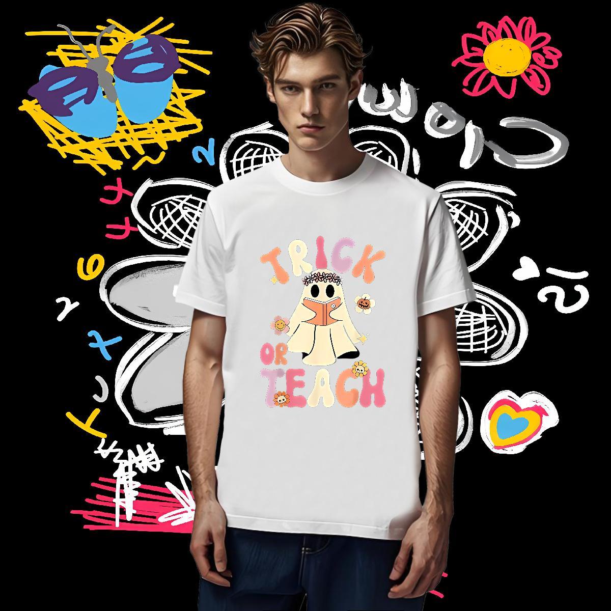 Fashion Design T-Shirts for Men 100% Cotton 230g monster Sport Polos Breathable Short Sleeve Free Shipping Tshirt for Man Woman Custom Big Size