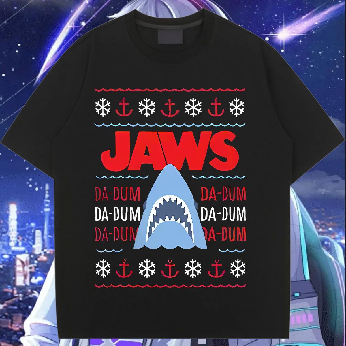 Brand T-Shirts O Neck Short Sleeves Tshirt for Man Woman Customized Print shark Street Wear 230g Pure Cotton Classic Tee Shirt