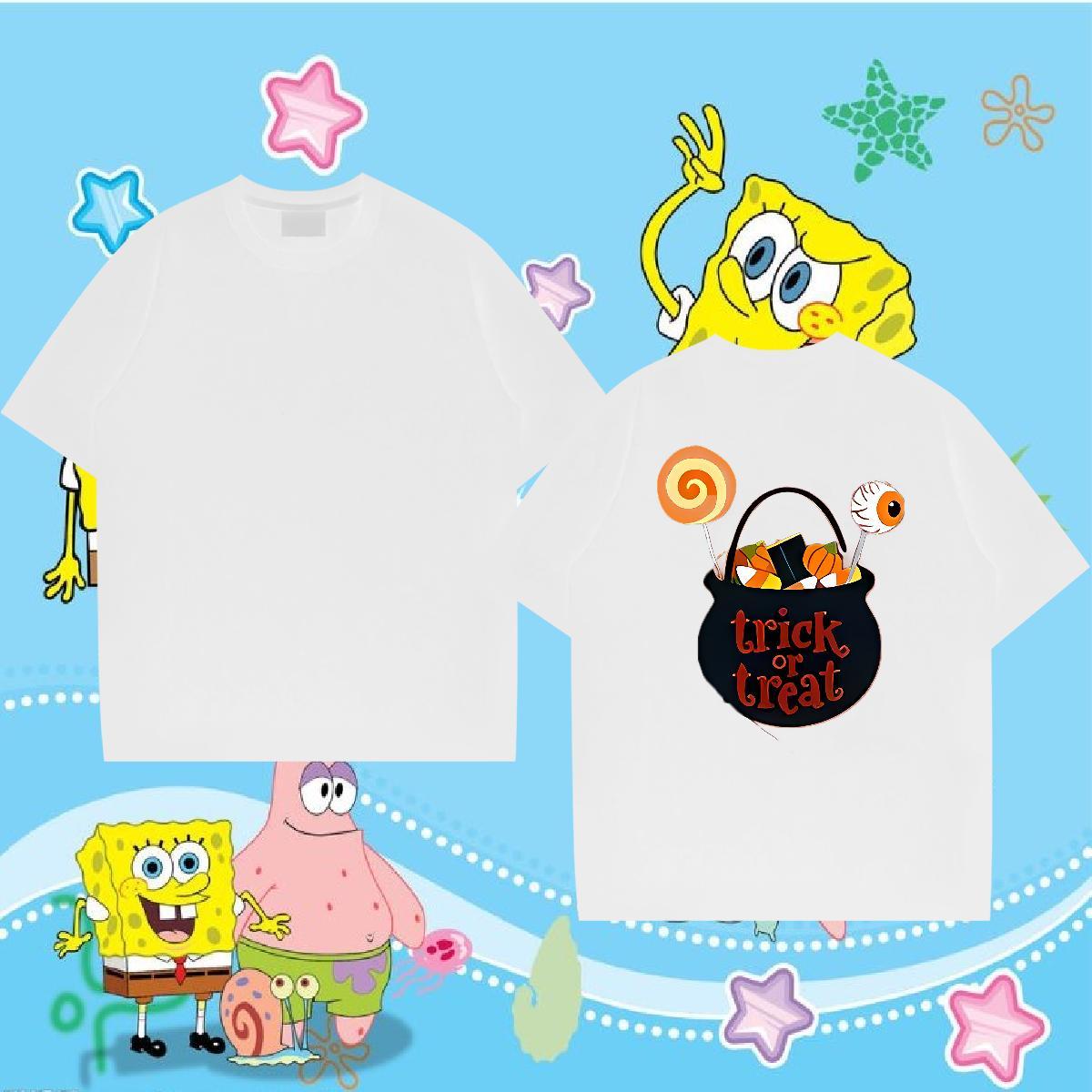 Casual New T Shirt For Man 230g Cotton halloween Casual Beach Wear Breathable Soft Free Shipping Tshirts Custom Printed