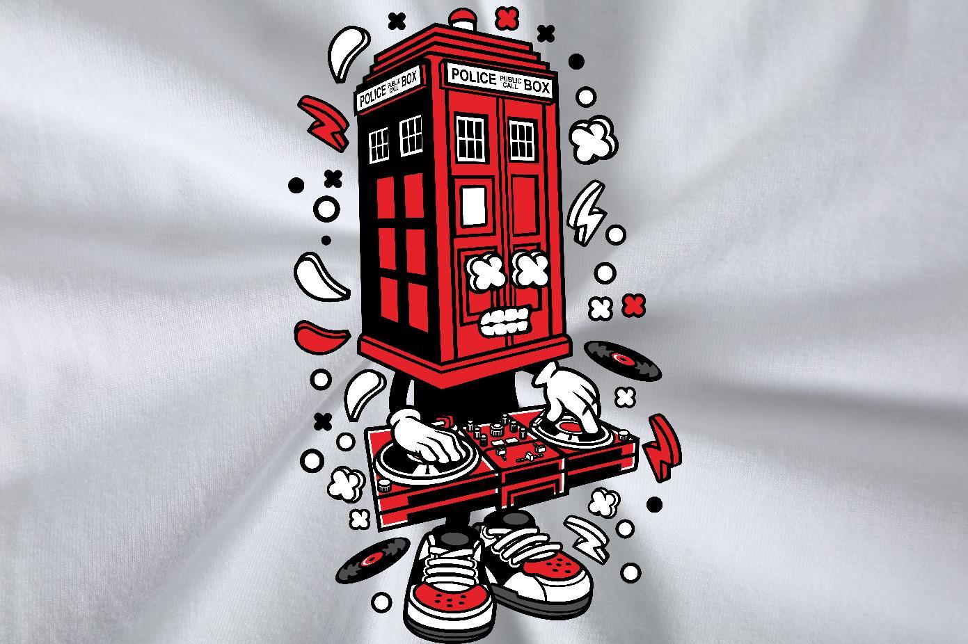 Wholesale Men Clothes T-Shirt 230g Pure Cotton Hip Hop ET Cartoon Print Crew Neck 2024 Summer Men T Shirts Tops