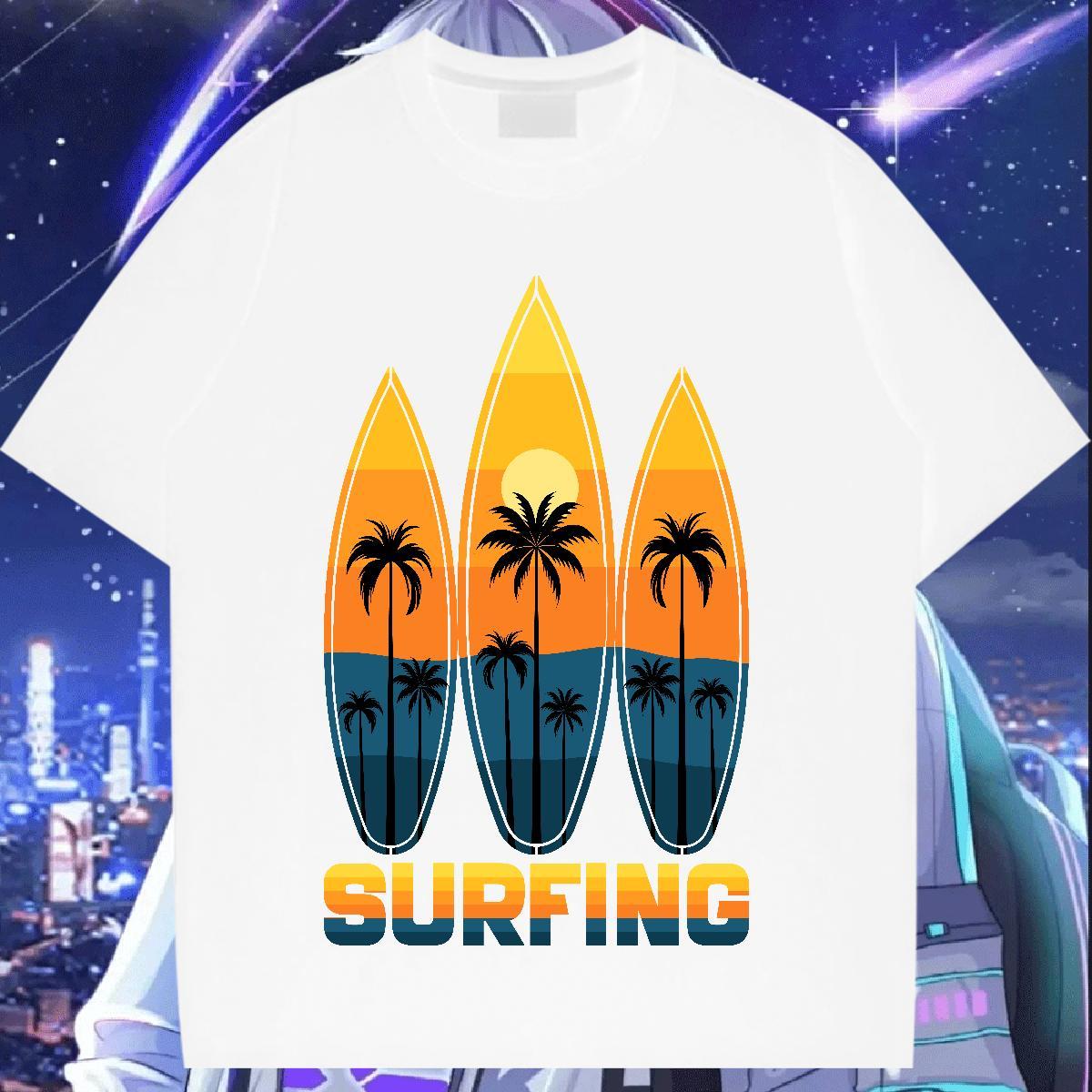 Nice T Shirts Women Short Sleeve O-Neck Unisex Tshirts Custom Printed tree Casual Daily Wear 100% Cotton 230g New Arrival Tops