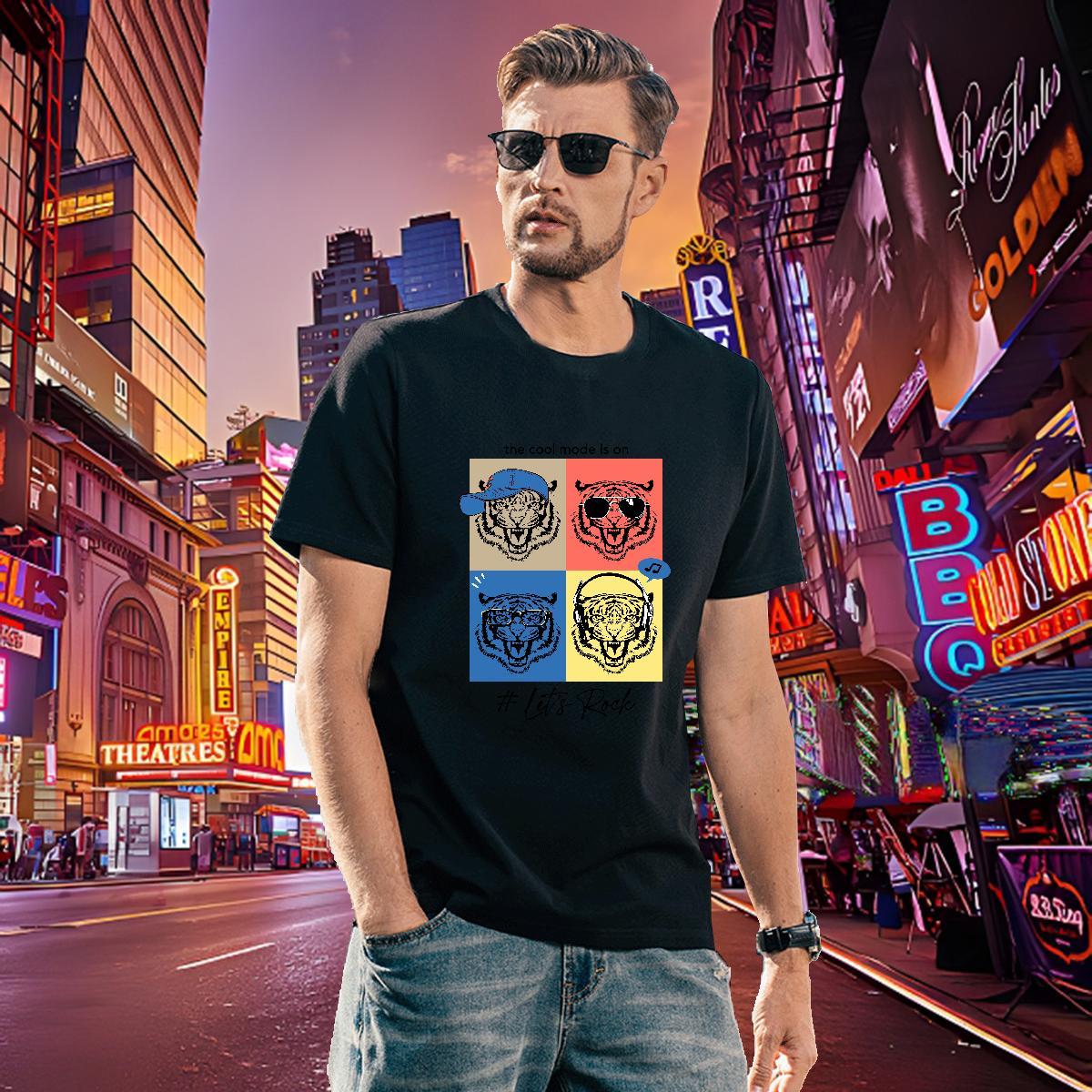 Classic Tshirts 230g 100% Cotton T shirt Street Breathable Crew Neck Asian Size Stylist Tops Tees