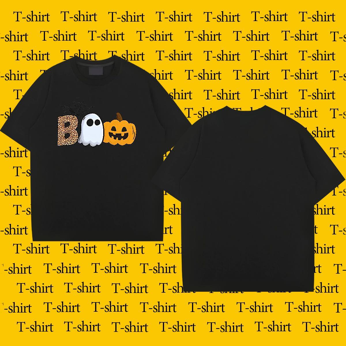 Fashion T Shirt For Man 230g Cotton pumpkin Home Outdoor Tops Breathable Short Sleeve TOP Quality Men Tops Tees DIY