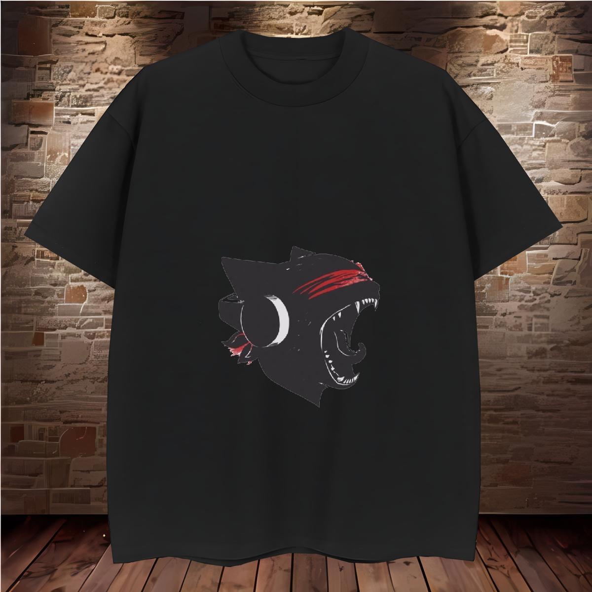 T-Shirts for Men 230g Cotton cute Hip Hop Street Breathable Crew Neck Cartoon Printing L-4XL Men Tops Tees Factory Direct Brand Tee Shirt