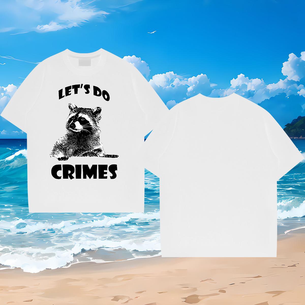 New T-Shirts for Men 230g Pure Cotton cute Street wear Hip Hop Tops Short Sleeve Soft Loose Fit Tshirt for Man Woman Custom Cartoon