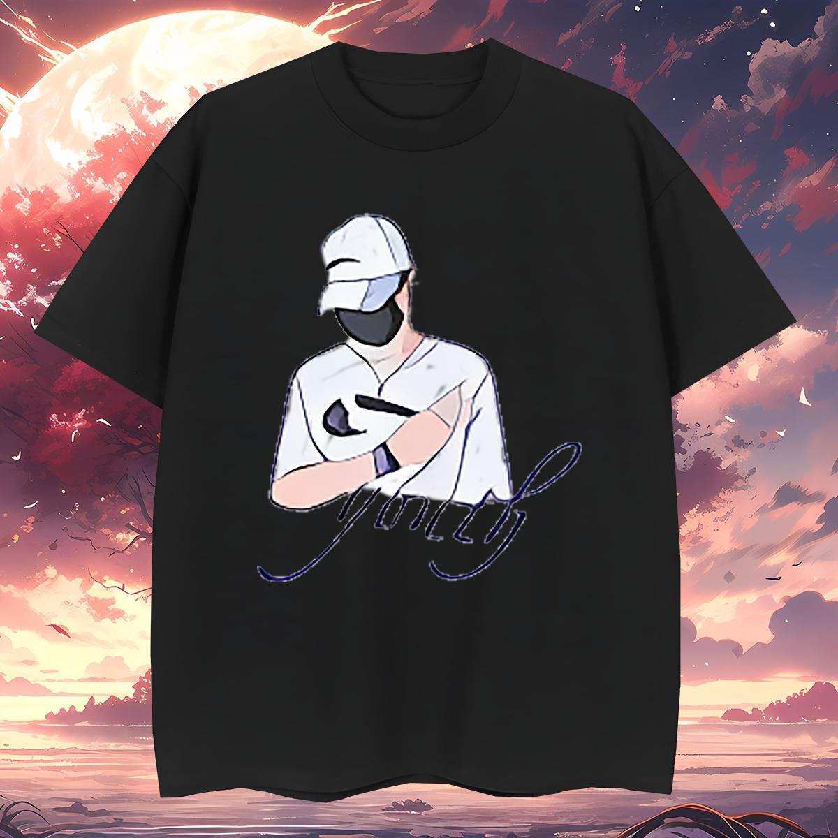 T shirt 230g Pure Cotton painting Casual Breathable Soft Custom Cartoon Men Tops Tees Classic Wholesale Tops Shirt