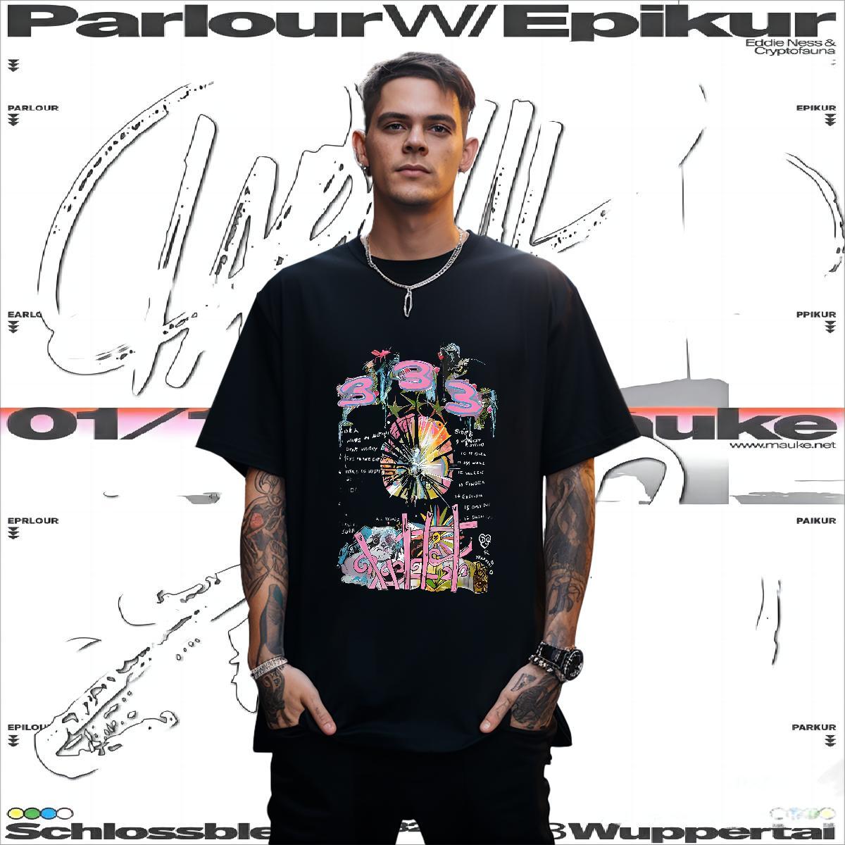 DIY T-Shirts 230g Pure Cotton cat Street Top Tees Crew Neck Brand Tshirt for Man Woman Customized
