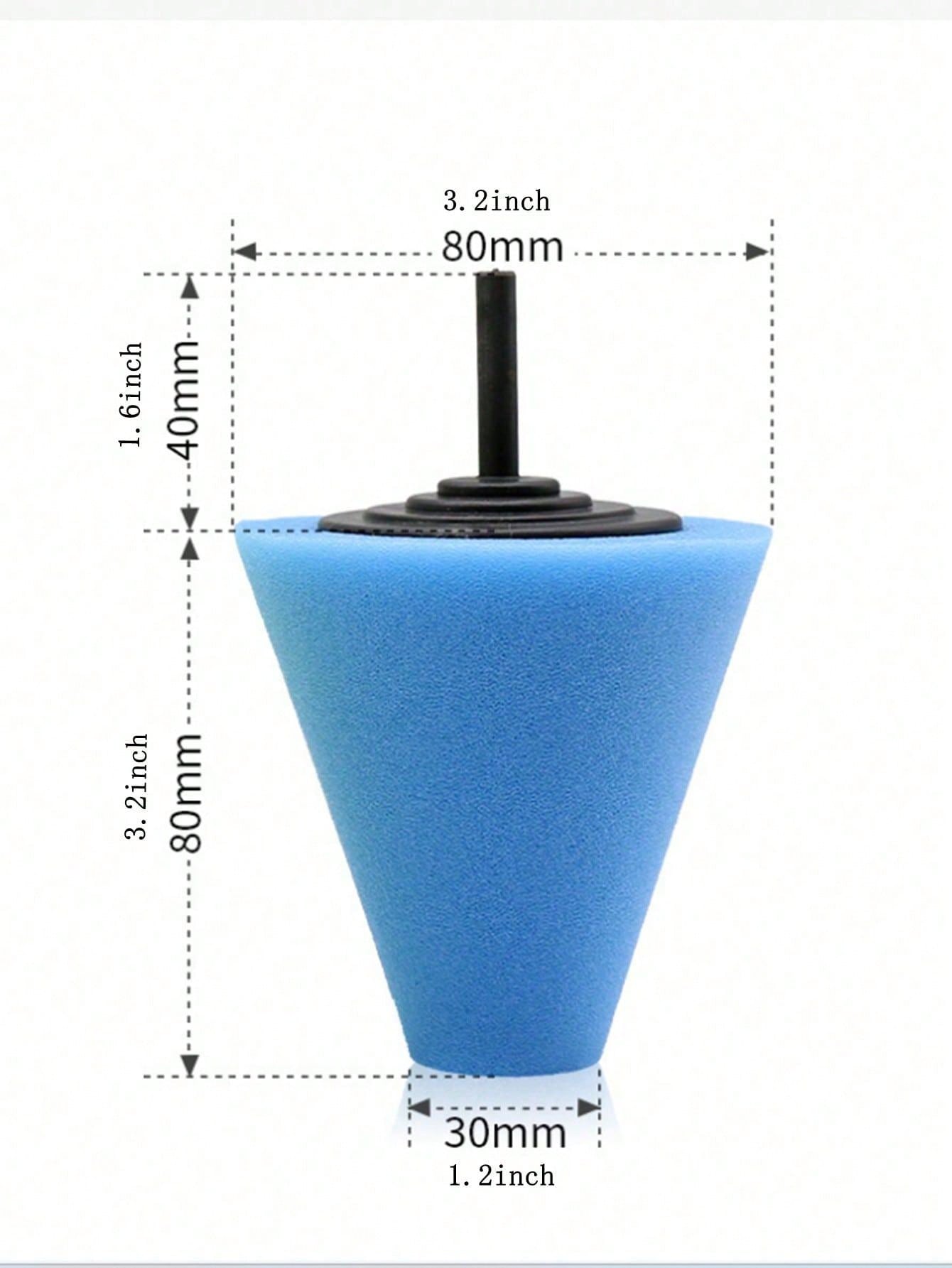 1pc car polishing disc wheel rim polishing waxing sponge wheel cone polishing sponge