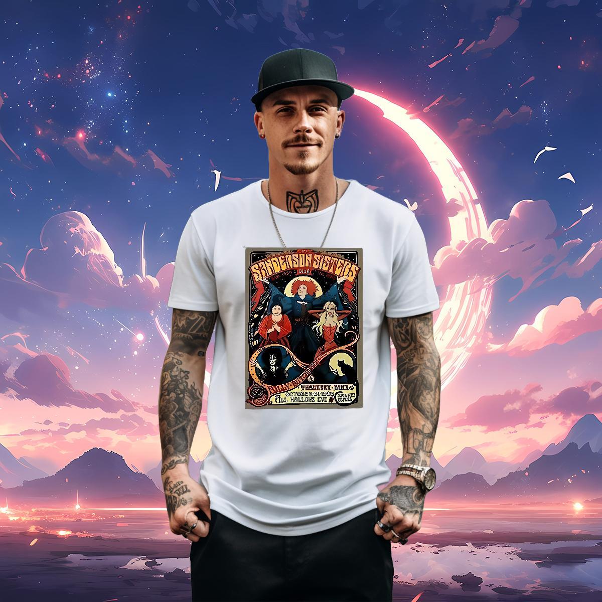 New Designer Men T Shirts 230g Pure Cotton halloween Street Wear Clothes Breathable Short Sleeve Soft Mens Tshirts DIY Logo Oversized