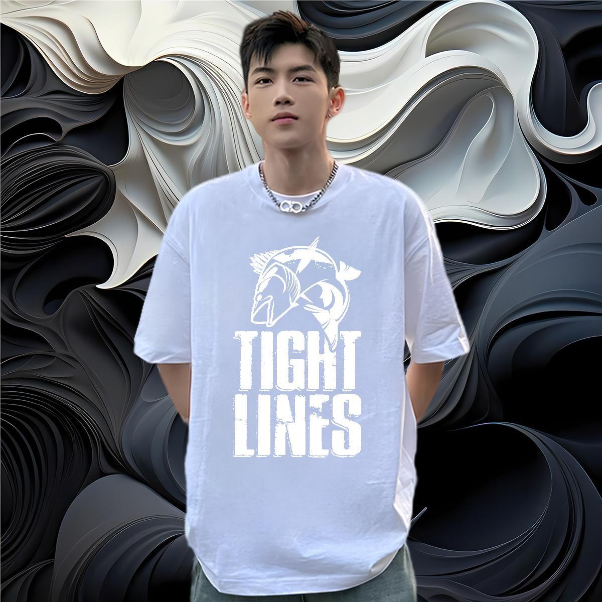 Fashion New T Shirt For Man 230g Cotton cat Sports Casual Tees Breathable Crew Neck Cool Design Men Clothes T-Shirt Graphic