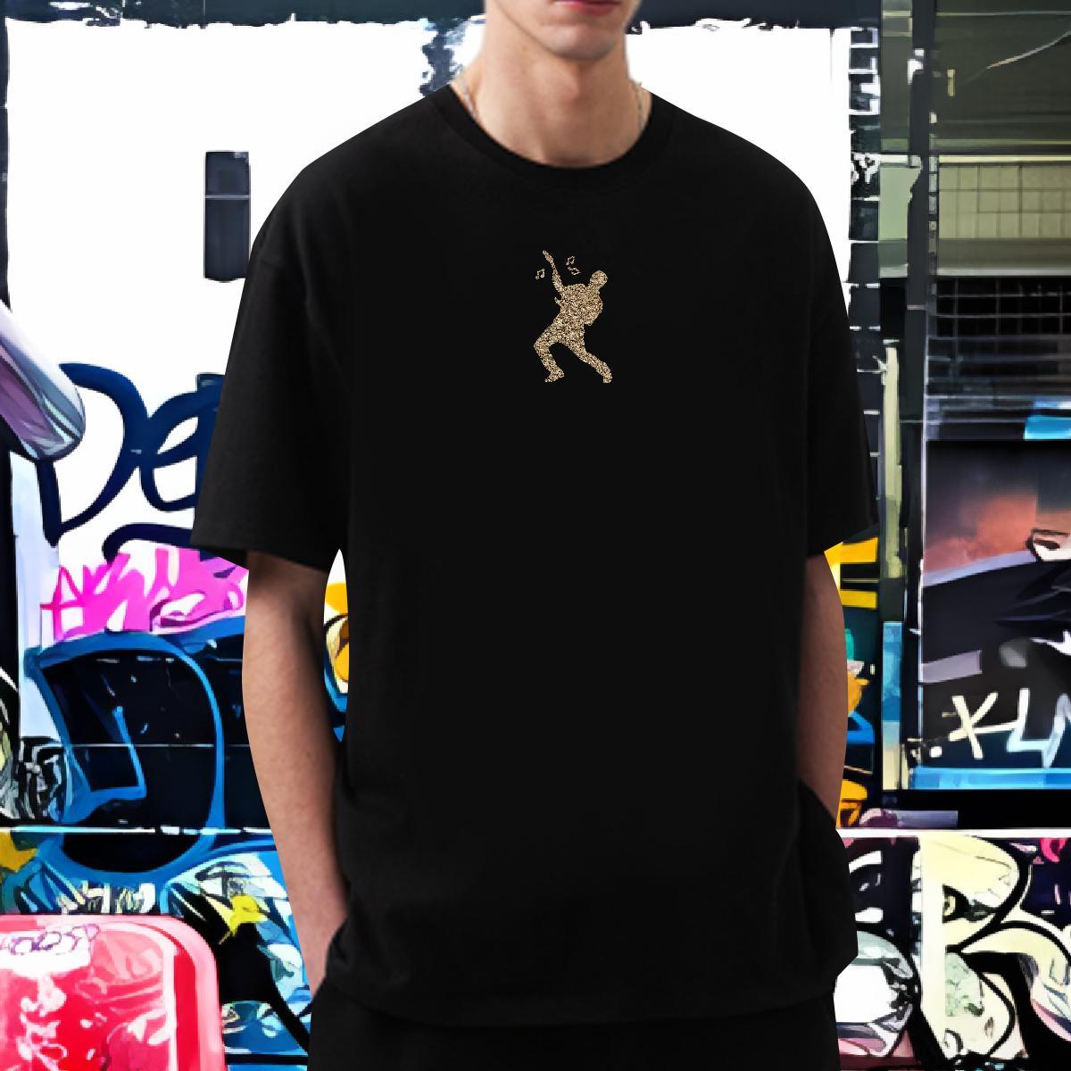 Man T Shirts 100% Cotton 230g portrait High Street Hip Hop Breathable Short Sleeve DIY Tshirt for Man Woman 2024 Designer Classic Clothings