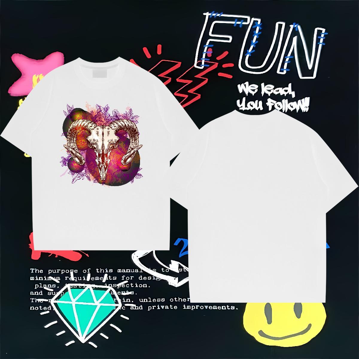 Factory Direct Man T Shirts 230g 100% Cotton sheep Casual Tops Tees Short Sleeve O-Neck Free Shipping Mens Tshirts Custom Print Oversized