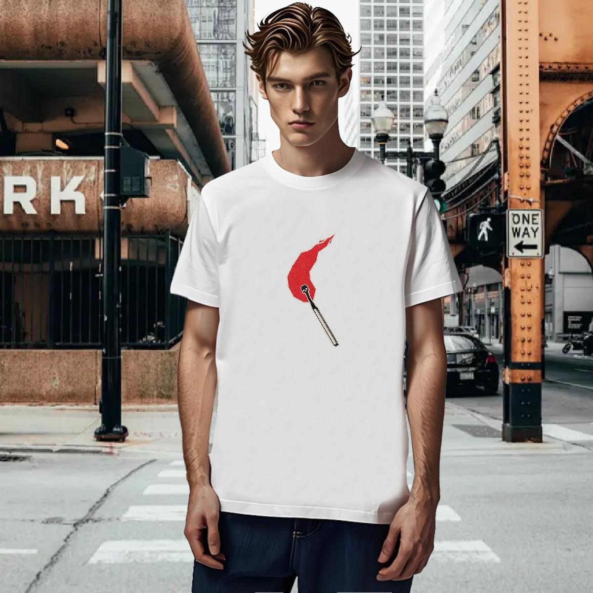 T Shirt For Man 230g Cotton icon Daily Outfit Round Neck Short Sleeve Black Oversized Men Tees Designer Classic Wear