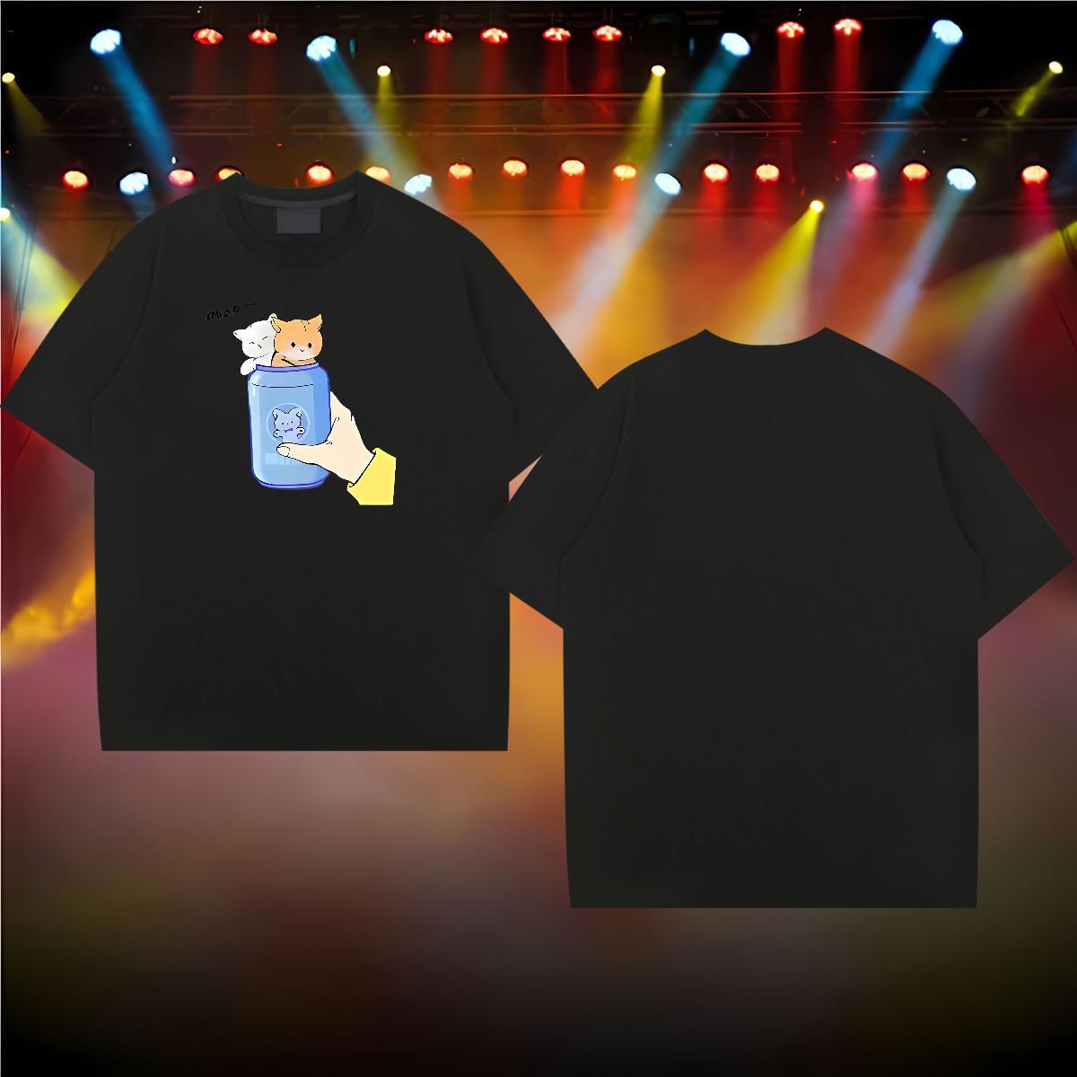 Designer Fashion T-Shirts for Men 100% Cotton 230g Spring Summer Tops Breathable Short Sleeve Brand Men Clothes T-Shirt Custom Big Size