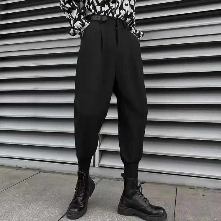 SpringSummer Mens Set Pants Fashion Casual Business Ultra Thin Fit Ankle Length Office Clothes Dress F51 240816