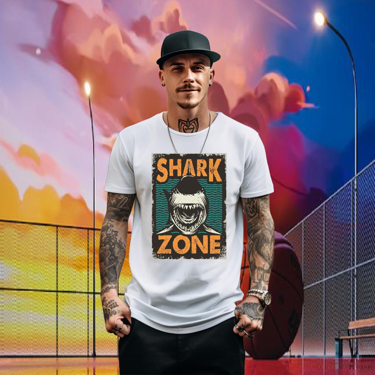 New Designer Mens T Shirts 230g Pure Cotton fish High Street Hip Hop Top Tees Round Neck Short Sleeve Brand Tshirt for Man Woman DIY Anime