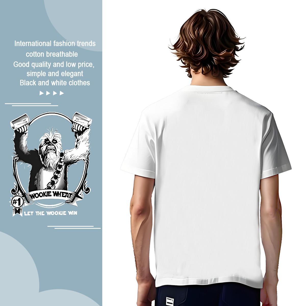 Popular Men Tops Tees 230g Cotton fierce Man T Shirts Summer Casual Crew Neck Customized Print Fashion New Tees Shirts