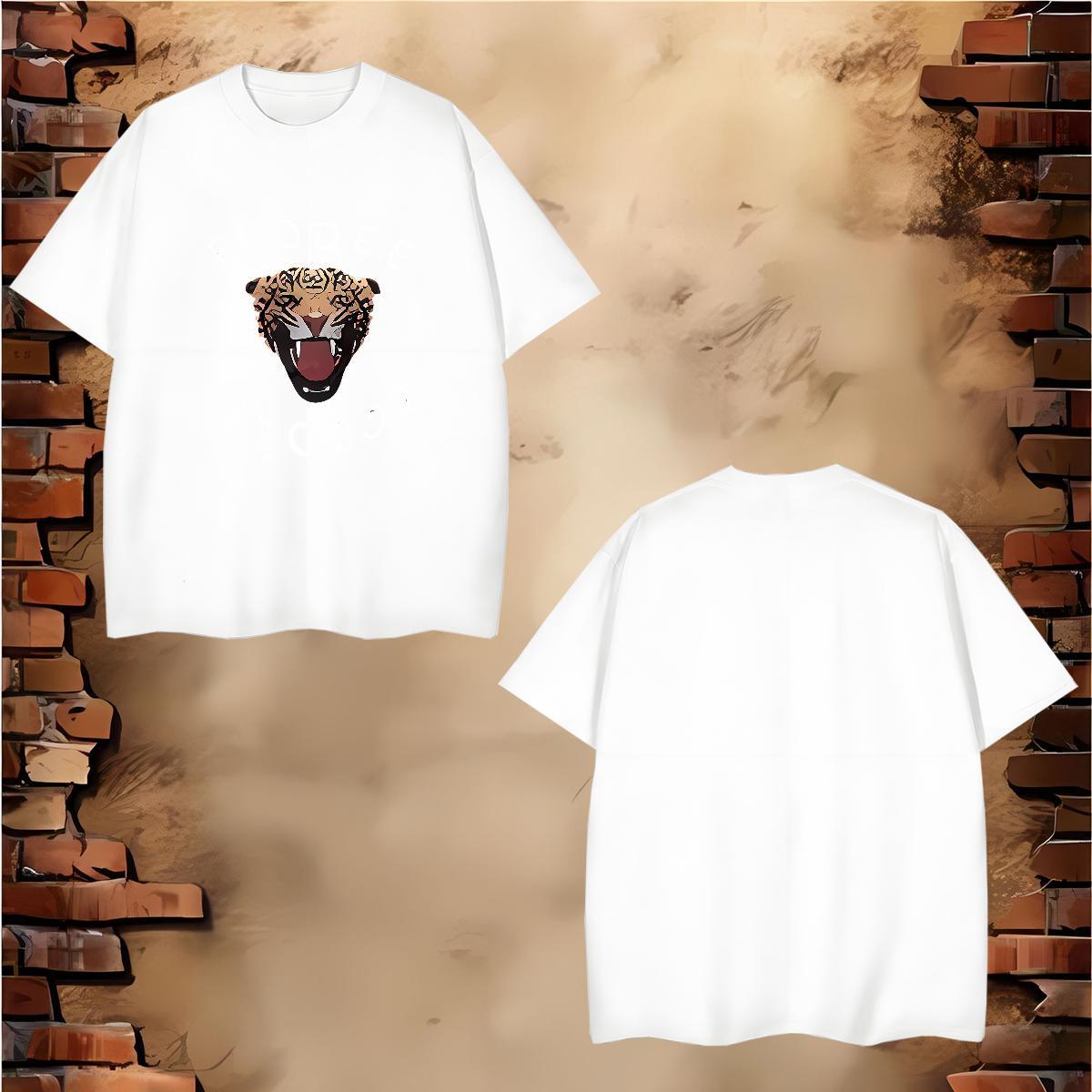 New T Shirts Men 230g Pure Cotton Street Wear Tees Shirts Breathable Short Sleeve Loose Fit Tshirt for Man Woman DIY