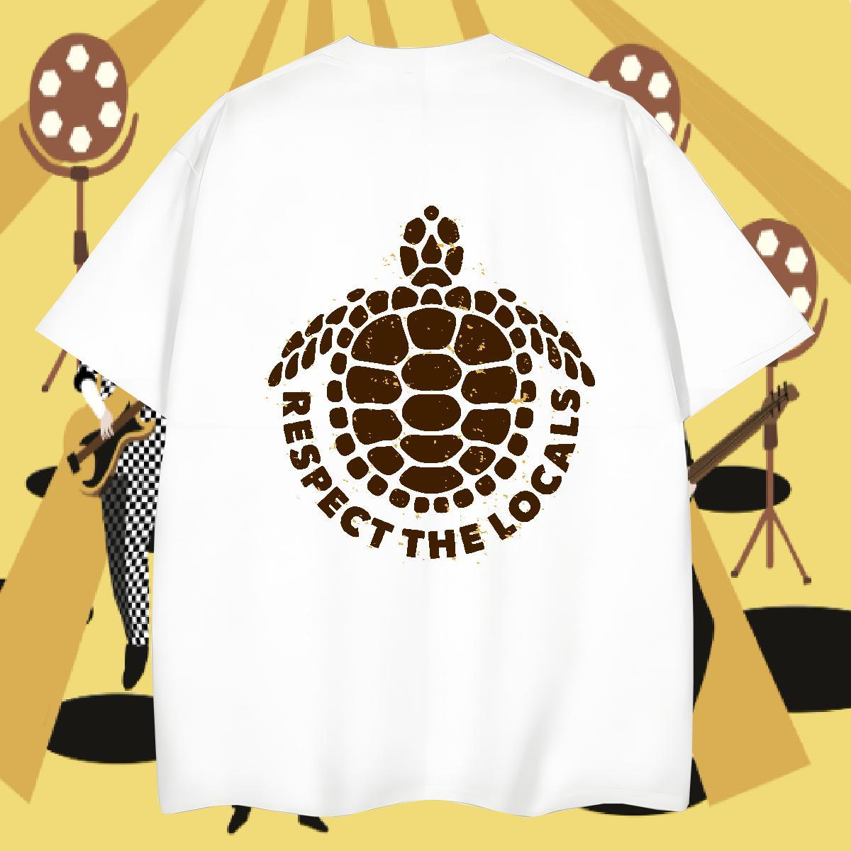 Stylist Man T Shirts 100% Cotton 230g tortoise Street wear Hip Hop Clothes Breathable Short Sleeve Cool Tshirt for Man Woman Custom Anime