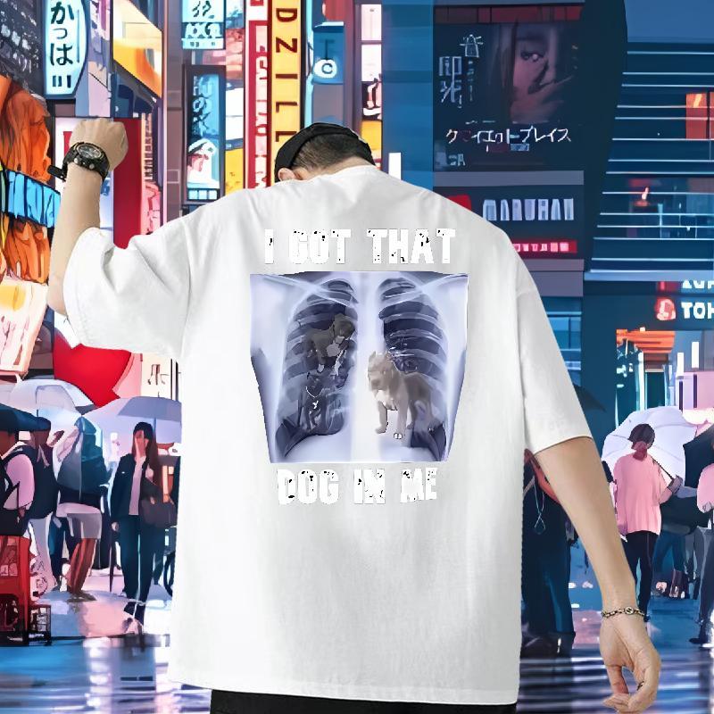 DIY Customized Men T Shirts 100% Cotton 230g Hip Hop Street Tshirts Pure Cotton High Quality Men Tees Plus Size Cartoon
